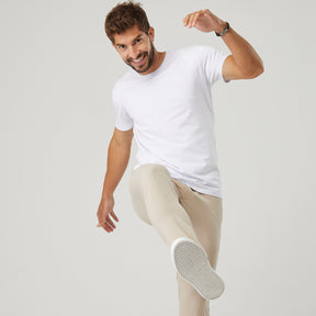 Camiseta Masculina Algodão Pima - Branca